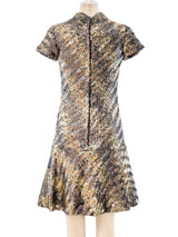 Chevron Sequin Embellished Dress Dress arcadeshops.com