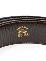 Gucci Brown Leather Belt Accessory arcadeshops.com