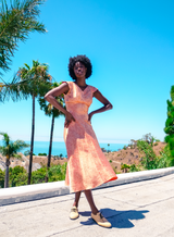 1930's Geometric Jacquard Gown Dress arcadeshops.com