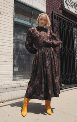 Oscar de la Renta Floral Printed Skirt Ensemble Suit arcadeshops.com