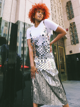Paillette Disc Tank Dress Dress arcadeshops.com