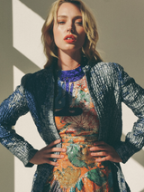 Pierre Cardin Acrylic Bib Necklace Accessory arcadeshops.com