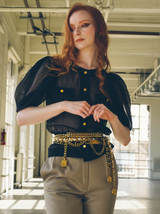 Chanel Perfume Bottle Chain Belt Accessory arcadeshops.com