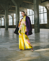 Arnold Scaasi Amethyst Sheared Beaver Coat and Shawl Outerwear arcadeshops.com