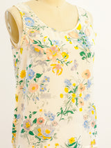 Gucci Pastel Floral Silk Tank Top arcadeshops.com