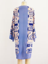 Geometric Silk Duster Jacket arcadeshops.com