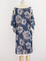 Christian Dior Floral Lounging Tunic Dress arcadeshops.com