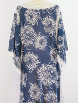 Christian Dior Floral Lounging Tunic Dress arcadeshops.com