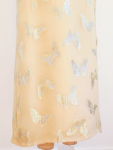 Butterfly Silk Chiffon Maxi Dress Dress arcadeshops.com