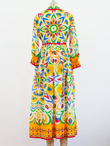 Oscar De La Renta Floral Dress Dress arcadeshops.com