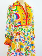 Oscar De La Renta Floral Dress Dress arcadeshops.com