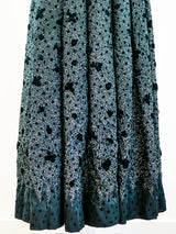 1960s Italian Demi-Couture Sequin Gown Dress arcadeshops.com