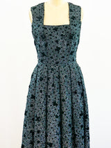 1960s Italian Demi-Couture Sequin Gown Dress arcadeshops.com