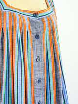 Givenchy Striped Cotton Ensemble Two Piece arcadeshops.com