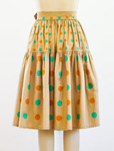 Yves Saint Laurent Polka Dot Skirt Skirt arcadeshops.com