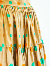 Yves Saint Laurent Polka Dot Skirt Skirt arcadeshops.com