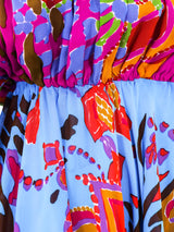 Yves Saint Laurent Leon Bakst Print Off The Shoulder Dress Dress arcadeshops.com