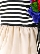 Bill Blass Colorblocked Ball Gown Dress arcadeshops.com