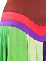 Giorgio di Sant'Angelo Rainbow Scarf Dress Dress arcadeshops.com
