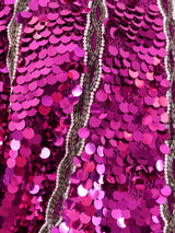 Fuchsia Disco Ball Sweater Top arcadeshops.com