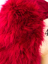 Bill Tice Marabou Feather Overskirt Bottom arcadeshops.com