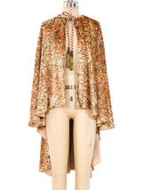 Holly's Harp Cheetah Printed Cape Jacket arcadeshops.com