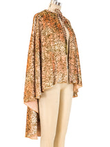 Holly's Harp Cheetah Printed Cape Jacket arcadeshops.com