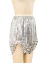Anthony Ferrara Ruched Chainmail Mini Skirt Bottom arcadeshops.com