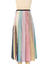 Gucci Iridescent Pleated Midi Skirt Bottom arcadeshops.com