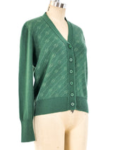 Gucci Logo Knit Cashmere Cardigan Top arcadeshops.com