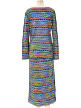 Missoni Rainbow Knit Skirt Ensemble Suit arcadeshops.com