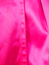 Dolce and Gabbana Fuchsia Satin Skirt Bottom arcadeshops.com