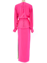 Galanos Reversible Skirt Ensemble Suit arcadeshops.com