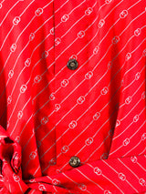 Gucci Logo Printed Windbreaker Jacket arcadeshops.com