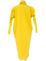 Norma Kamali Chartreuse Anorak Dress Dress arcadeshops.com