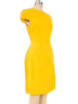 Gianni Versace Canary Sheath Dress Dress arcadeshops.com