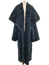 Norma Kamali Chenille Blanket Coat Outerwear arcadeshops.com