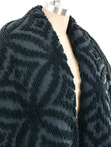 Norma Kamali Chenille Blanket Coat Outerwear arcadeshops.com