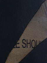 Gianfranco Ferre Mesh Panel Catsuit Suit arcadeshops.com