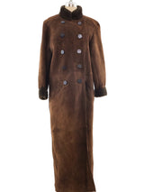 Yves Saint Laurent Shearling Overcoat Outerwear arcadeshops.com