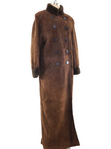 Yves Saint Laurent Shearling Overcoat Outerwear arcadeshops.com
