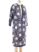 1960's Floral Knit Cardigan Jacket arcadeshops.com