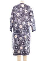 1960's Floral Knit Cardigan Jacket arcadeshops.com