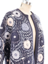 1960's Floral Knit Cardigan Jacket arcadeshops.com
