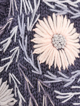 1960's Floral Knit Cardigan Jacket arcadeshops.com