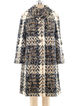 Chunky Tweed Wool Coat Outerwear arcadeshops.com