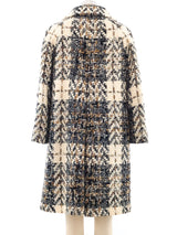 Chunky Tweed Wool Coat Outerwear arcadeshops.com