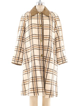 Bonnie Cashin Plaid Wool Coat Outerwear arcadeshops.com