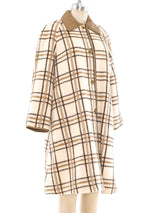 Bonnie Cashin Plaid Wool Coat Outerwear arcadeshops.com