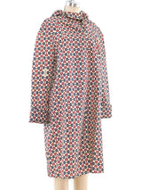 1970's Gucci Hosebit Printed Raincoat Outerwear arcadeshops.com